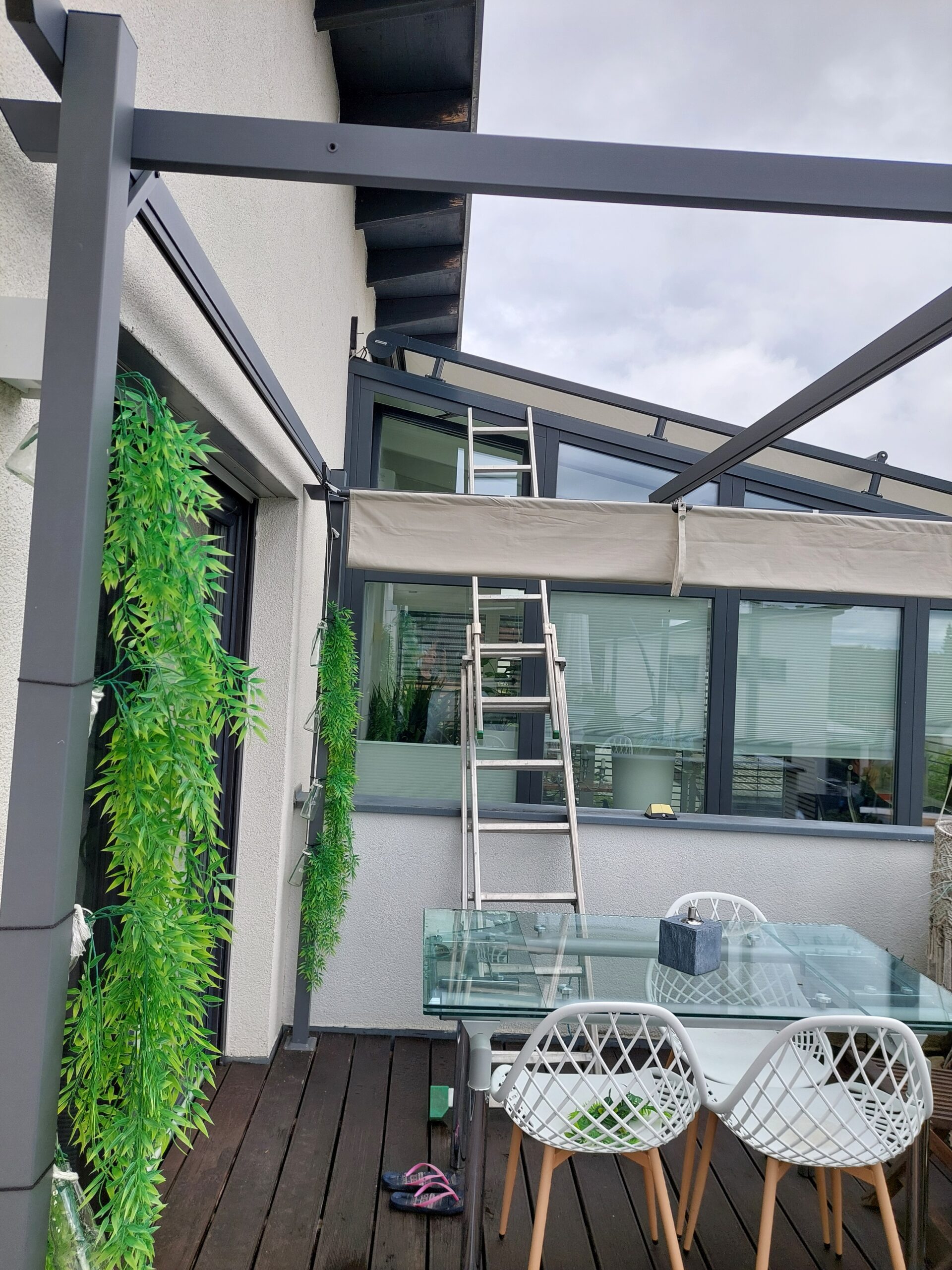 Wintergarten-Markise – Komponenten / Detail