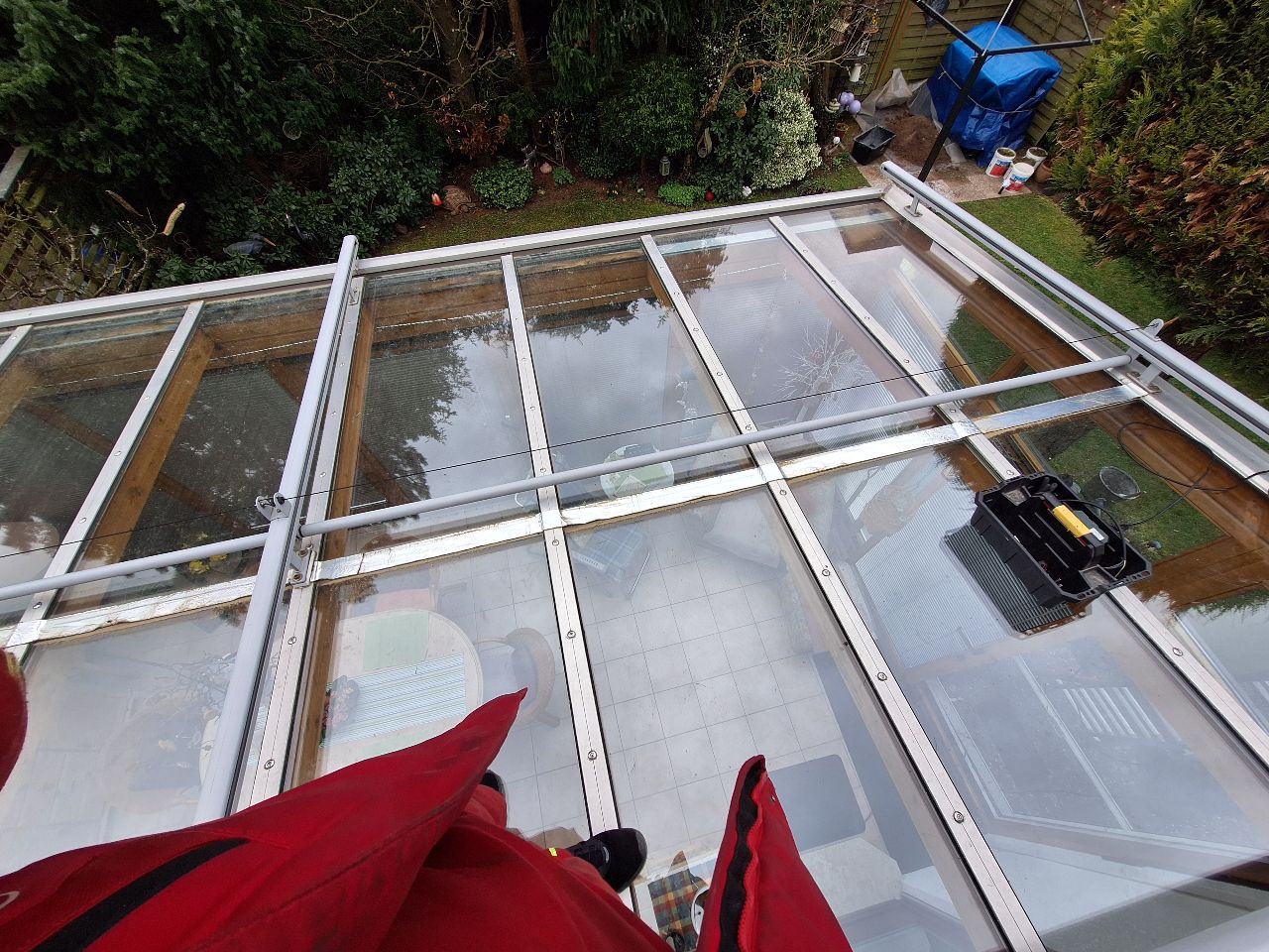 Wintergarten-Markise – Detail (Reparatur / Wartung)