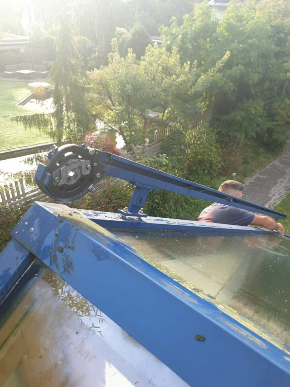 W6 Zahnriemen Reparatur an einer WAREMA Wintergarten-Markise