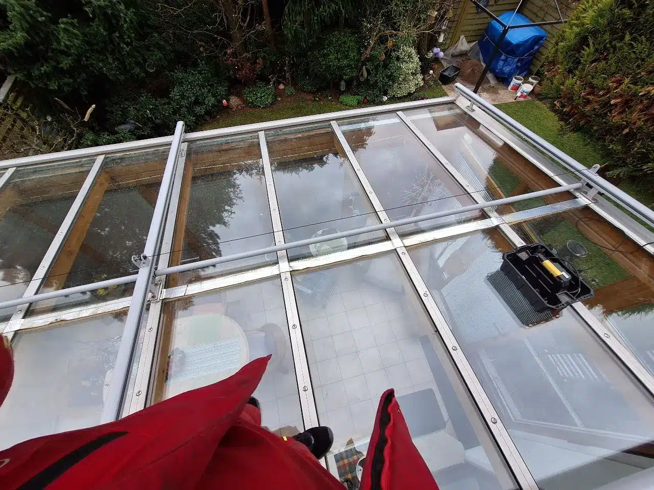 Wintergarten-Markise – Detail (Reparatur / Wartung)